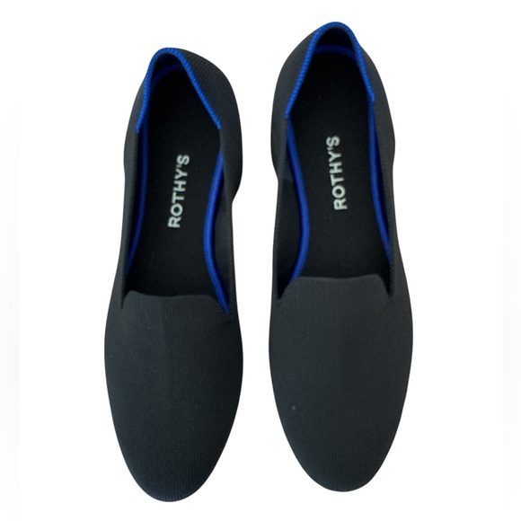 Rothy's Shoes - ROTHY'S The Loafer Black and Blue Size 9.5